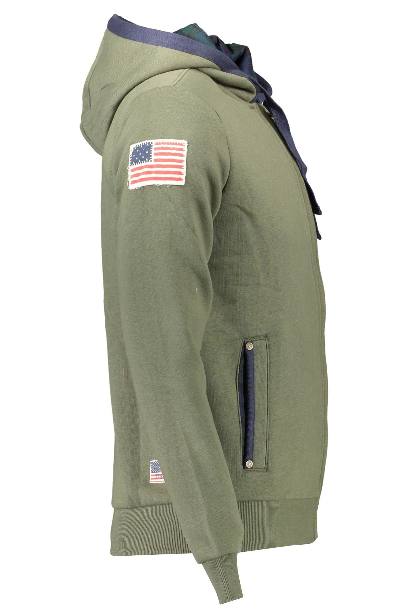 U.S. POLO ASSN. Green Cotton Men Sweater -   -  U.S. POLO ASSN..