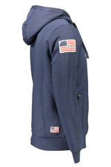 U.S. POLO ASSN. Blue Cotton Men Sweater -   -  U.S. POLO ASSN..