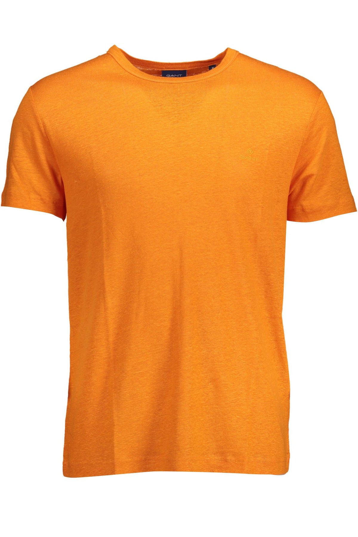 Gant Orange Linen Men T-Shirt -   -  Gant.