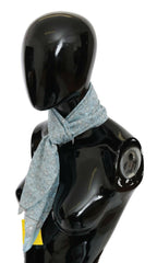 Ermanno Scervino Light Blue Bandana Wrap Shawl Foulard Scarf -   -  Ermanno Scervino.