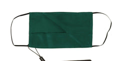 Dolce & Gabbana Green Silk Pleated Elastic Ear Strap Face Mask -   -  Dolce & Gabbana.