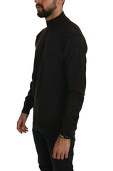 MILA SCHÖN Brown Turtle Neck Pullover Wool Sweater -   -  MILA SCHÖN.