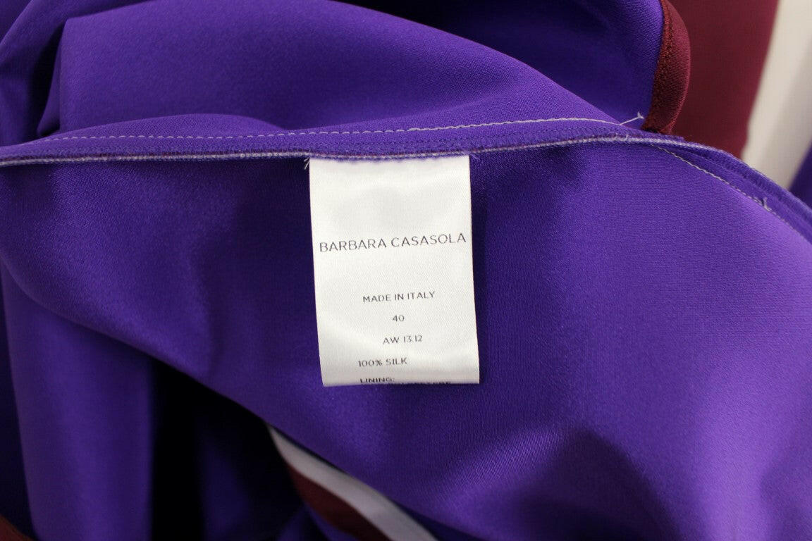 Barbara Casasola Purple Lavender Gown Maxi Silk Long Dress -   -  Barbara Casasola.