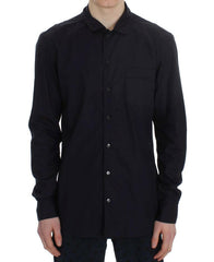 Dolce & Gabbana Purple Striped Cotton Pajama Lounge Shirt -   -  Dolce & Gabbana.