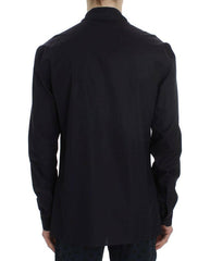 Dolce & Gabbana Purple Striped Cotton Pajama Lounge Shirt -   -  Dolce & Gabbana.