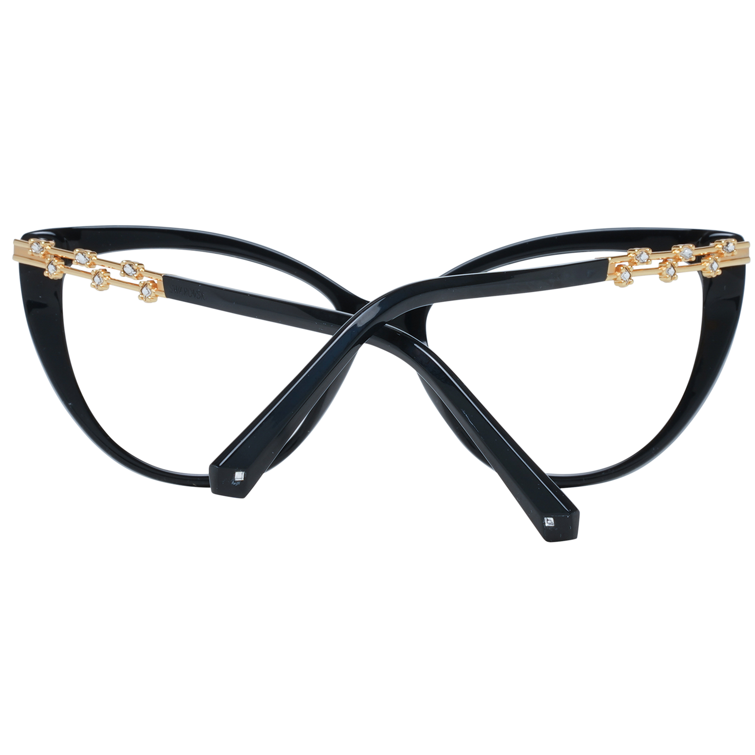 Swarovski Elegant Black Cat Eye Designer Eyeglasses -   -  Swarovski.