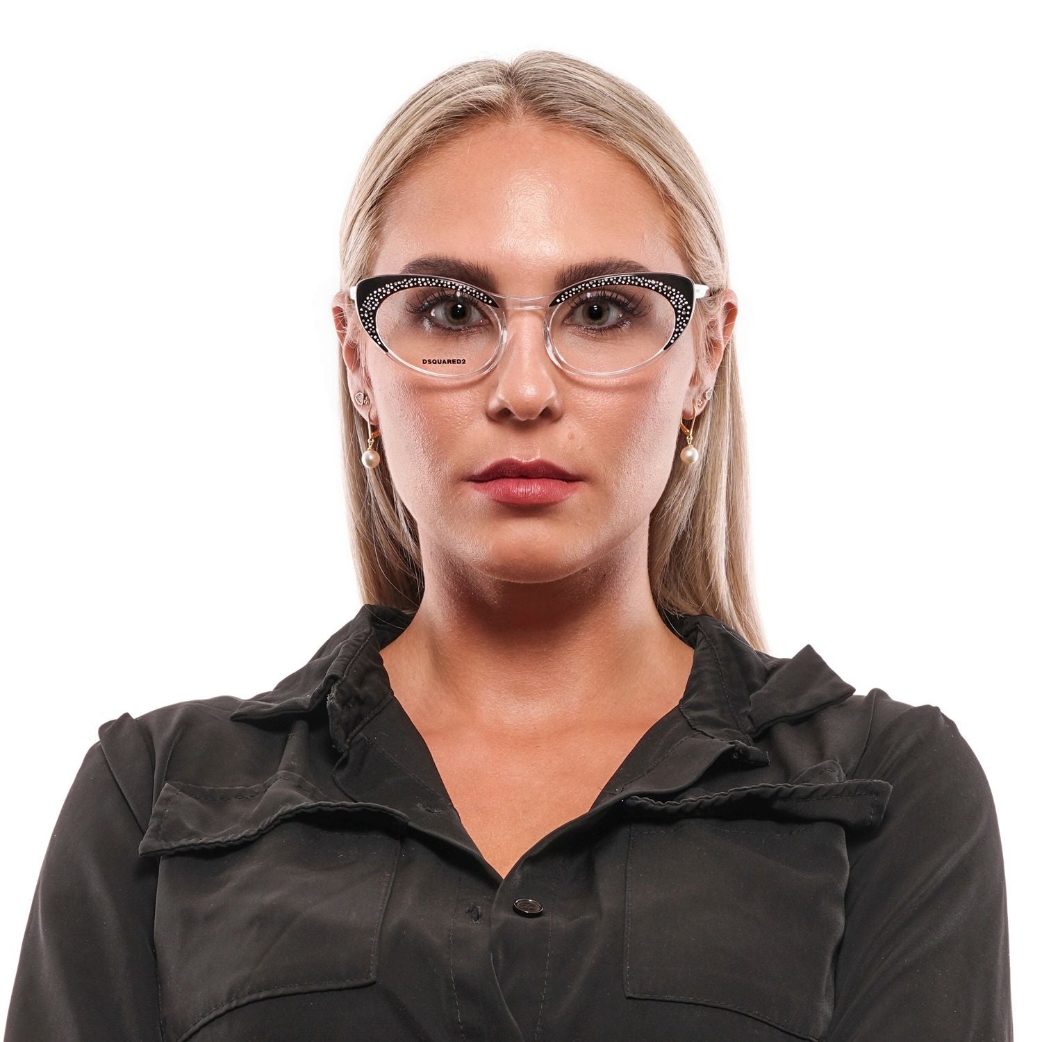 Dsquared² Chic Black Full-Rim Designer Eyewear -   -  Dsquared².