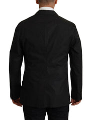 Dolce & Gabbana Black Polka Dotted Cotton Blazer Jacket -   -  Dolce & Gabbana.
