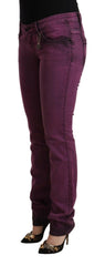 Costume National Purple Cotton Stretch Slim Fit Denim Jeans -   -  Costume National.
