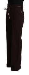 Patrizia Pepe Black High Waist Straight Formal Pants -   -  Patrizia Pepe.