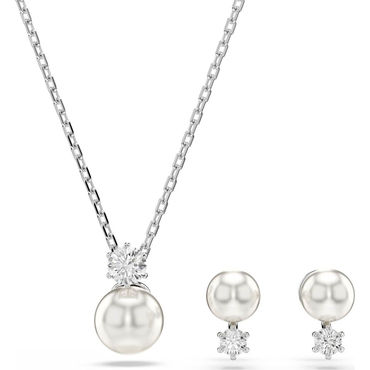 Women's necklace and matching earrings set Swarovski 5689624 -  Jewellery, Women -  Swarovski.