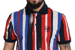 Dolce & Gabbana Multicolor Cotton Polo Top T-shirt -   -  Dolce & Gabbana.