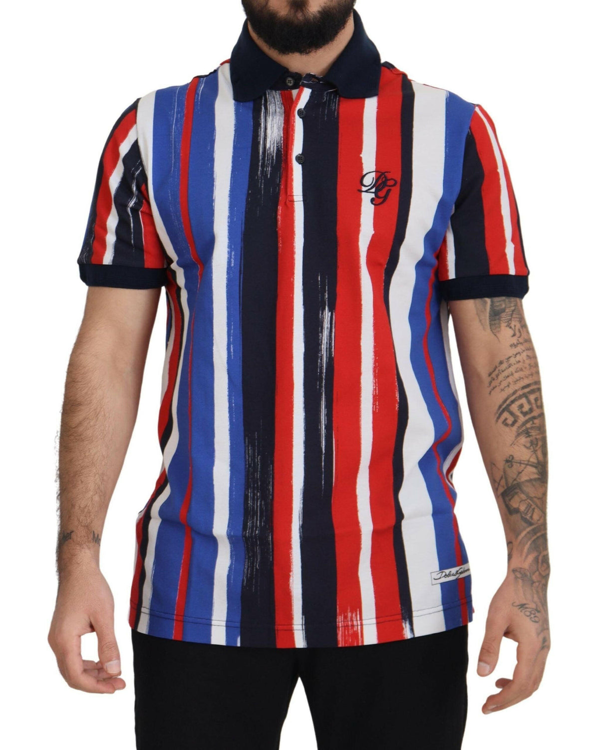 Dolce & Gabbana Multicolor Cotton Polo Top T-shirt -   -  Dolce & Gabbana.