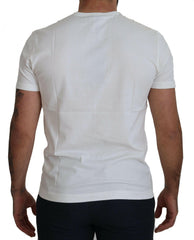 Dolce & Gabbana White Logo Cotton Amor Magister T-shirt -   -  Dolce & Gabbana.