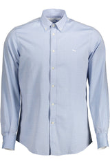 Harmont & Blaine Light Blue Cotton Regular Fit Shirt -   -  Harmont & Blaine.