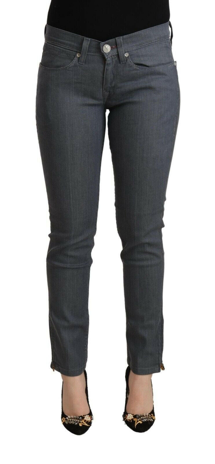 Levi's Gray Cotton Low Waist Skinny Denim Jeans -   -  Levi's.