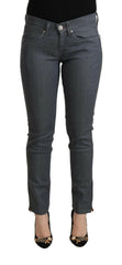 Levi's Gray Cotton Low Waist Skinny Denim Jeans -   -  Levi's.