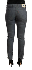 Levi's Gray Cotton Low Waist Skinny Denim Jeans -   -  Levi's.