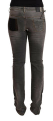 Costume National Gray Washed Low Waist Straight Denim Jeans -   -  Costume National.