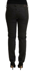 Ermanno Scervino Black Low Waist Skinny Denim Cotton Jeans -   -  Ermanno Scervino.