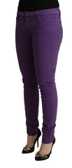 CYCLE Purple Cotton Low Waist Skinny Casual Jeans -   -  CYCLE.