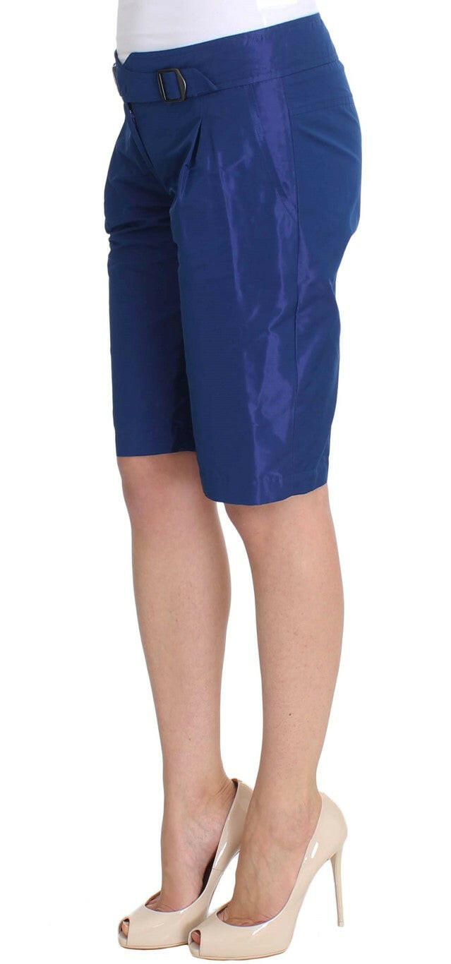 Ermanno Scervino Blue Above Knees Bermuda Shorts -   -  Ermanno Scervino.