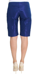Ermanno Scervino Blue Above Knees Bermuda Shorts -   -  Ermanno Scervino.