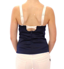 Dolce & Gabbana Blue Sailor Motive Tank Top -   -  Dolce & Gabbana.