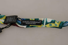 Dolce & Gabbana Multicolor Majolica Print Adjustable Papillon Bow Tie -  Neckties, Men -  Dolce & Gabbana.