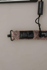 Dolce & Gabbana Gray Fantasy Print Adjustable Neck Papillon Bow Tie -  Neckties, Men -  Dolce & Gabbana.