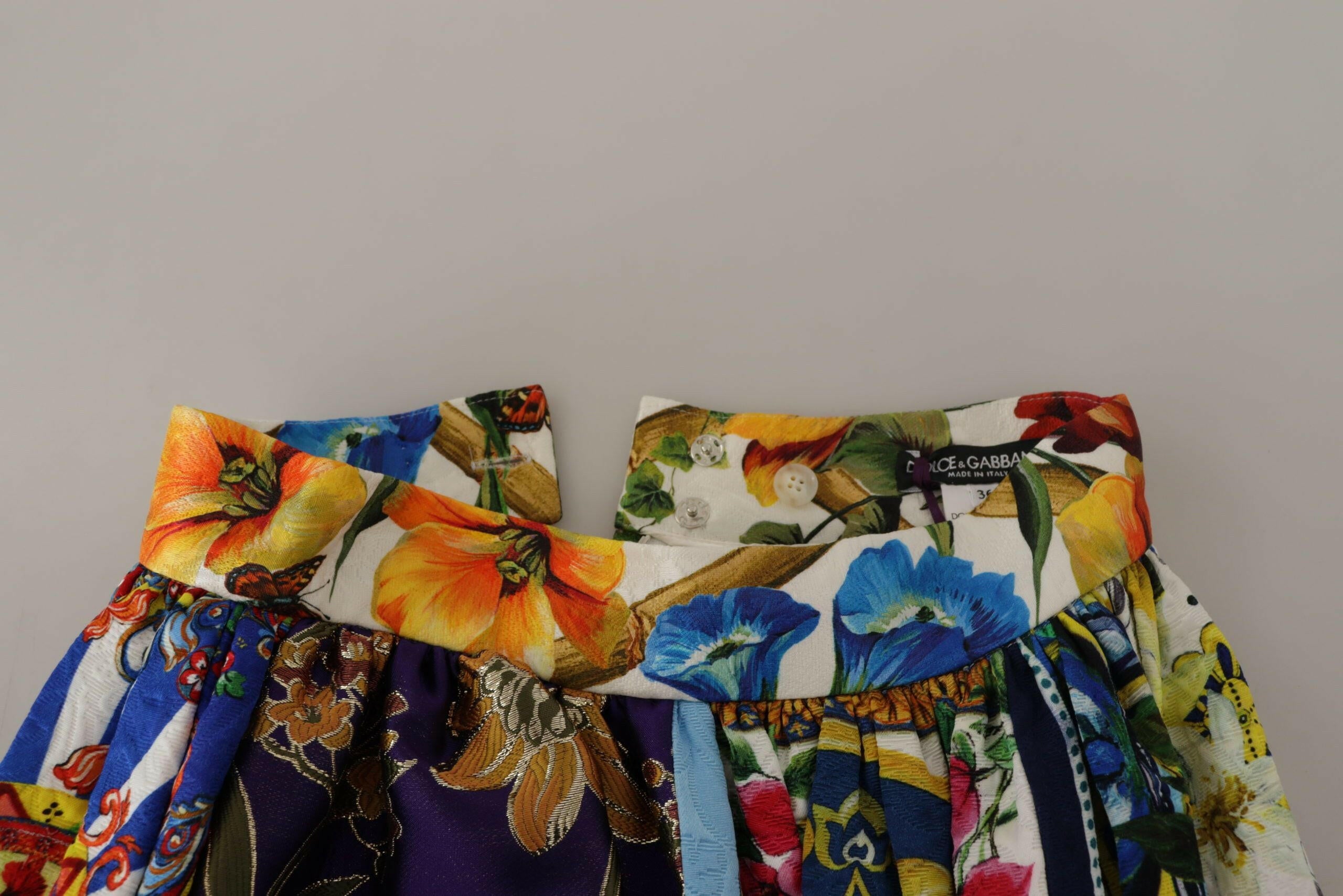 Dolce & Gabbana Multicolor Patchwork Sicily Long Maxi Skirt -   -  Dolce & Gabbana.