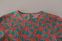 Dolce & Gabbana Pink Sail Boat Print Cotton T-shirt -   -  Dolce & Gabbana.