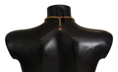 Dolce & Gabbana Gold Brass Sicily Fruits Roses Statement Necklace -   -  Dolce & Gabbana.