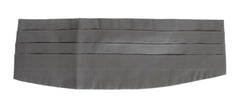 Dolce & Gabbana Gray Waist Belt Silk Cummerbund -  Men´s Cummerbund -  Dolce & Gabbana.
