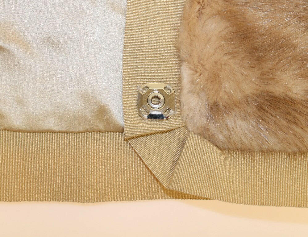Dolce & Gabbana Beige MINK Fur Scarf Foulard Neck Wrap -   -  Dolce & Gabbana.