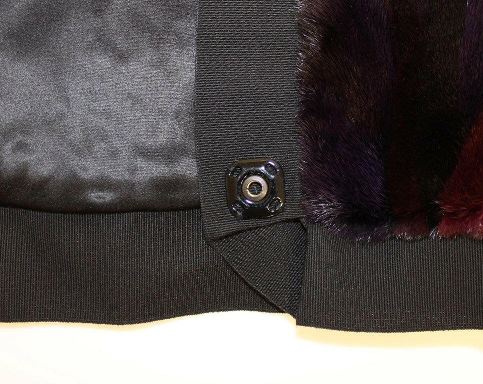 Dolce & Gabbana Purple MINK Fur Scarf Foulard Neck Wrap -   -  Dolce & Gabbana.