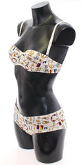 Dolce & Gabbana White Sailor Bra Panty Stretch Underwear -   -  Dolce & Gabbana.