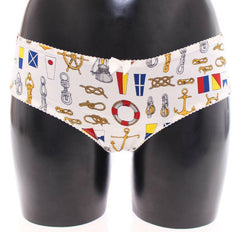 Dolce & Gabbana White Sailor Bra Panty Stretch Underwear -   -  Dolce & Gabbana.