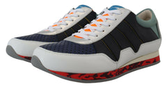 Dolce & Gabbana Multicolor Leather Sport Low Top Sneakers -   -  Dolce & Gabbana.