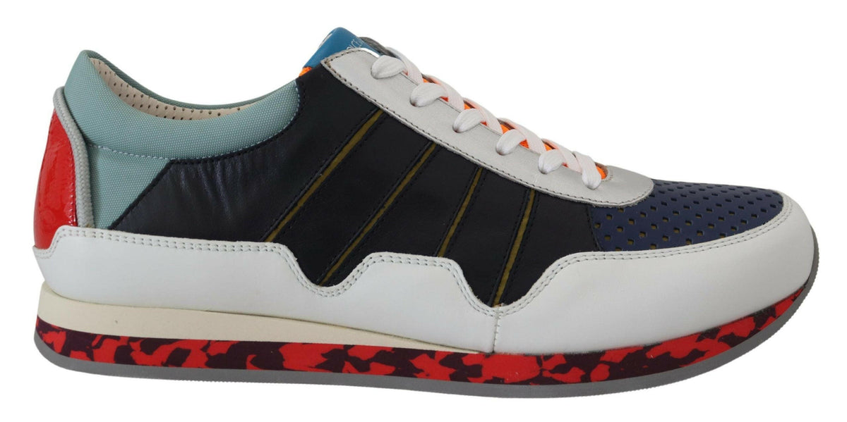 Dolce & Gabbana Multicolor Leather Sport Low Top Sneakers -   -  Dolce & Gabbana.