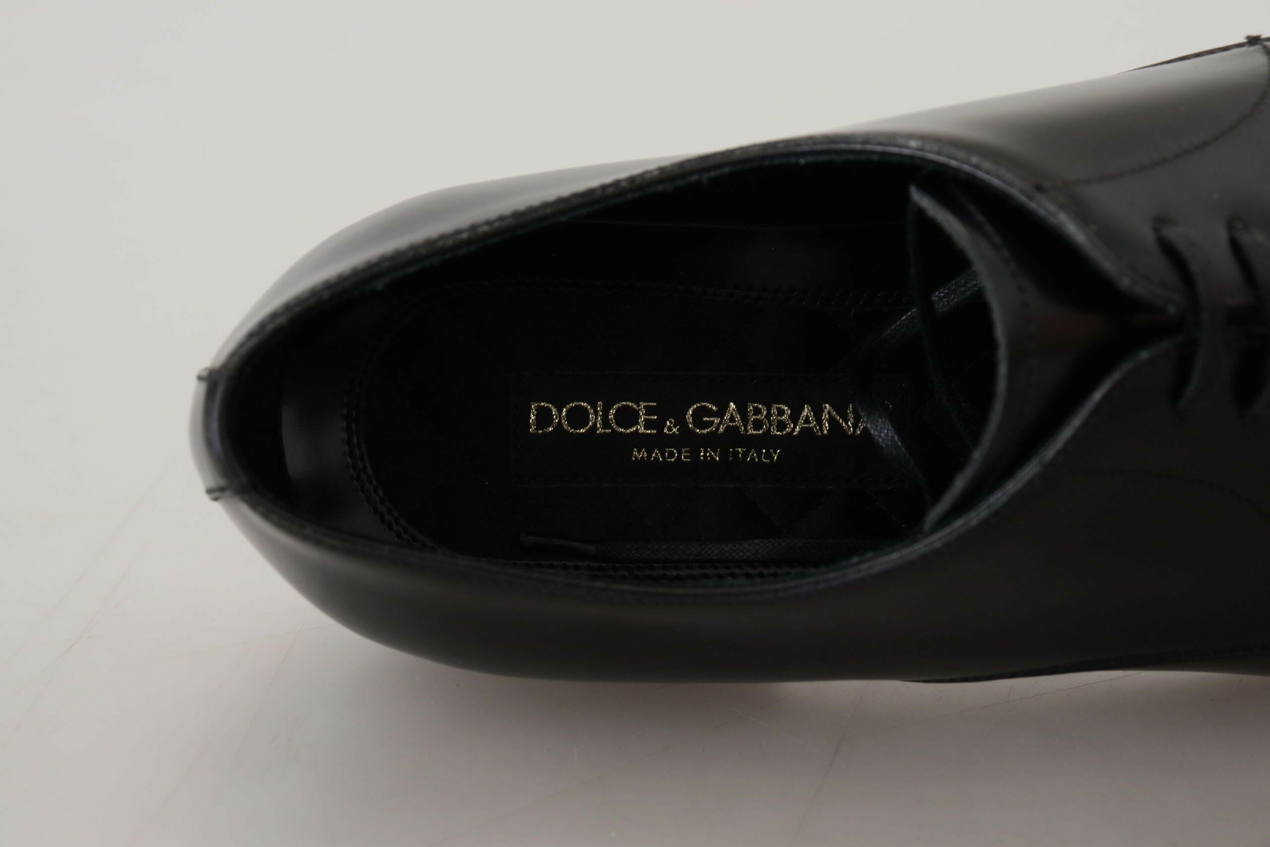 Dolce & Gabbana Black Leather Formal Dress Shoes -   -  Dolce & Gabbana.