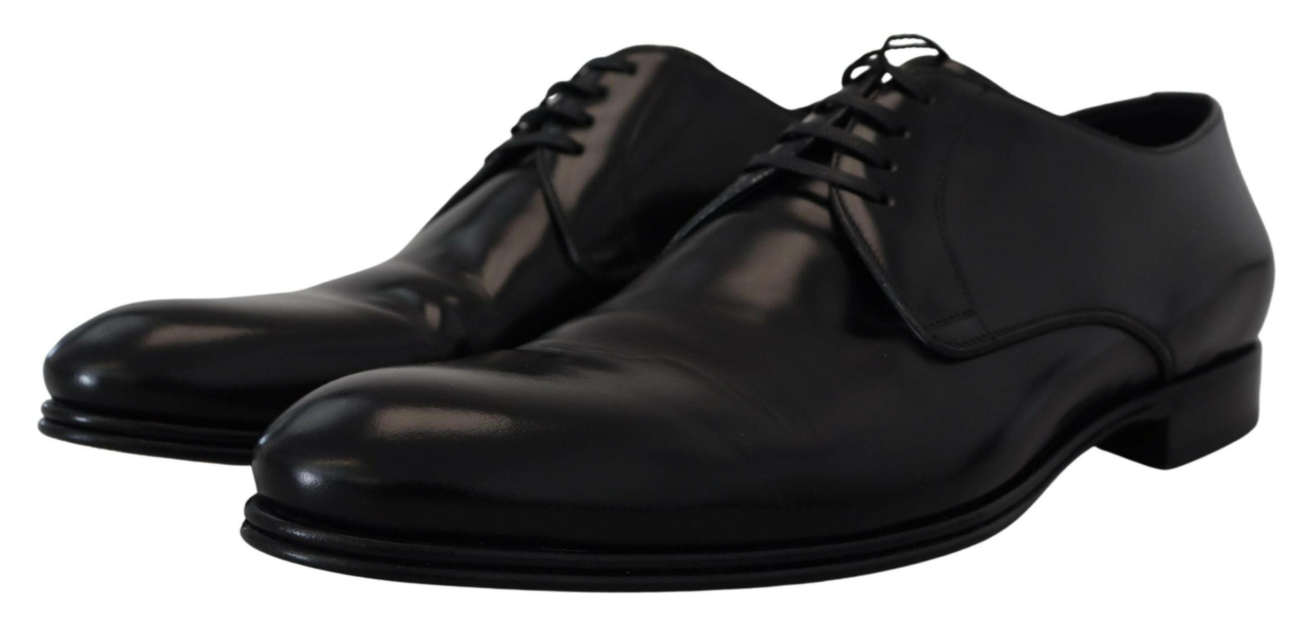 Dolce & Gabbana Black Leather Formal Dress Shoes -   -  Dolce & Gabbana.
