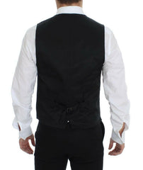 Dolce & Gabbana Gray Wool Formal Dress Vest Gilet Weste -  Vests for Men Suits -  Dolce & Gabbana.
