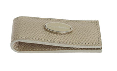 Dolce & Gabbana Beige Leather Magnet Money Clip -   -  Dolce & Gabbana.