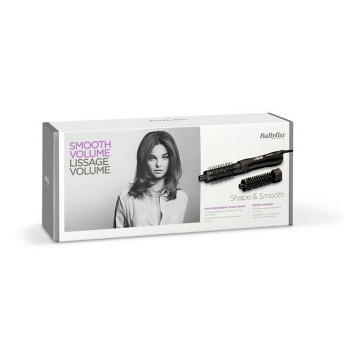 Heat Brush AS82E Babyliss AS82E Electric 800W (3 pcs) -  Beauty, Hair care -  Babyliss.