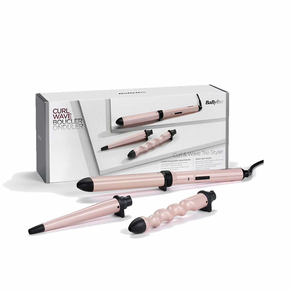 Curling Tongs Babyliss CURL&WAVETRIO -  Beauty, Hair care -  Babyliss.