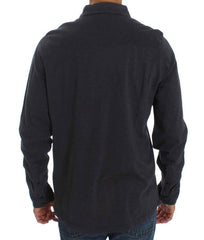 Alpha Massimo Rebecchi Gray Cotton Button Down Casual Shirt -   -  Alpha Massimo Rebecchi.