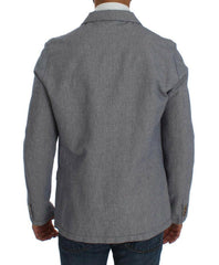 Master Coat Blue Double Breasted Regular Fit Blazer -   -  Master Coat.