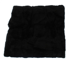 Dolce & Gabbana Black Weasel Fur Crochet Hood Scarf Hat -   -  Dolce & Gabbana.