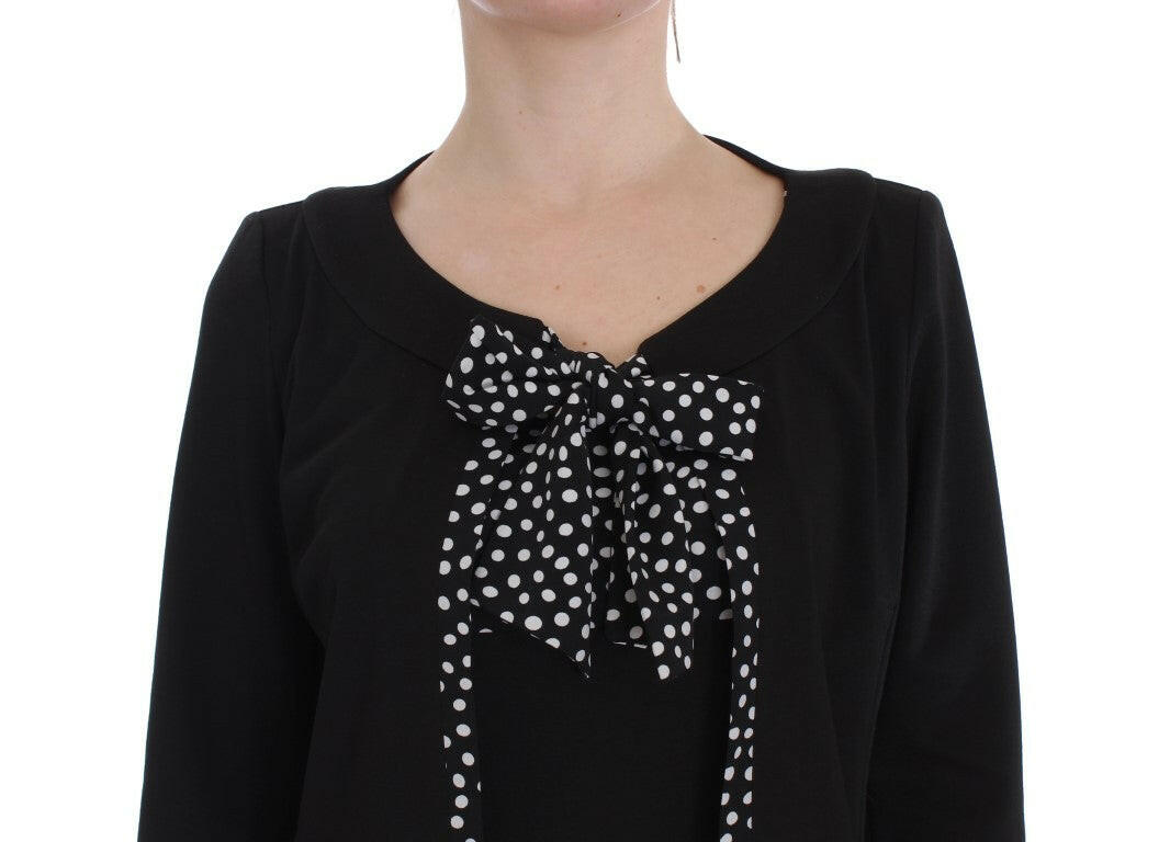 BENCIVENGA Black Stretch Sheath Dress & Sweater Set -   -  BENCIVENGA.